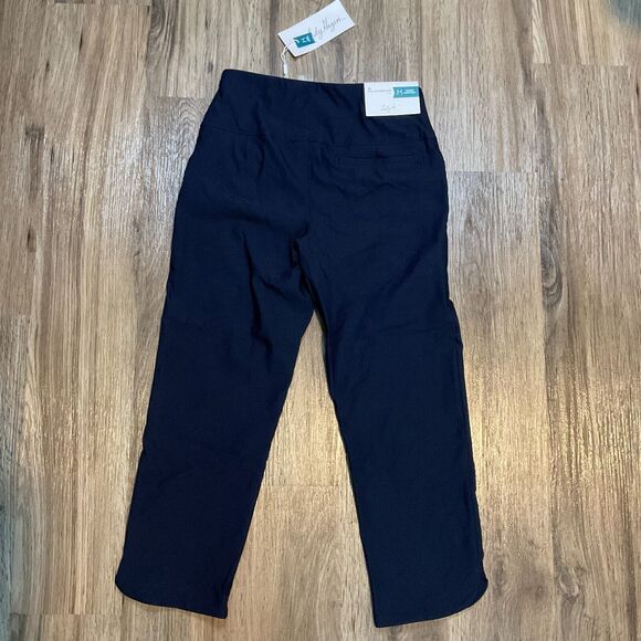 Lady Hagen Capri Pants Navy Blue Pull on‎ Golf Tummy Control Performance Size XS - Picture 4 of 6